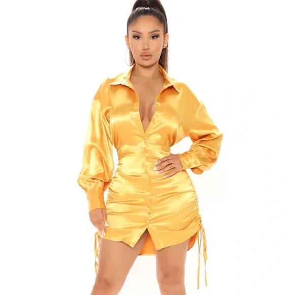 yellow silk dress revolve Khanums x REVOLVE Kara Pearl Trim Maxi Dress Yellow Satin M NWT $355